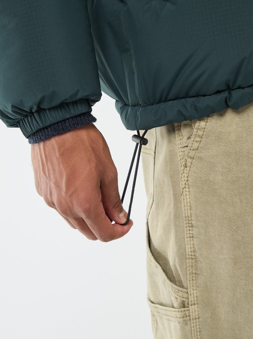 Effen, gewatteerd donsjack - Kiabi