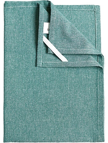 Effen geweven katoenen keukenhanddoek