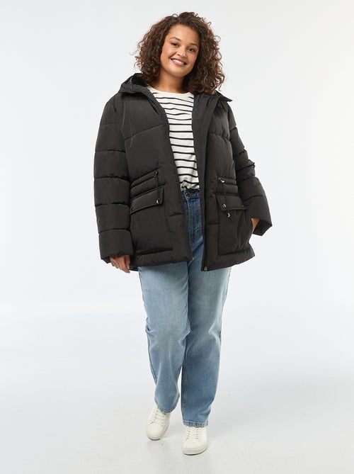 Effen halflang donsjack - Kiabi