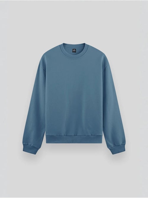 Effen heren sweatshirt met ronde hals tommy - Kiabi