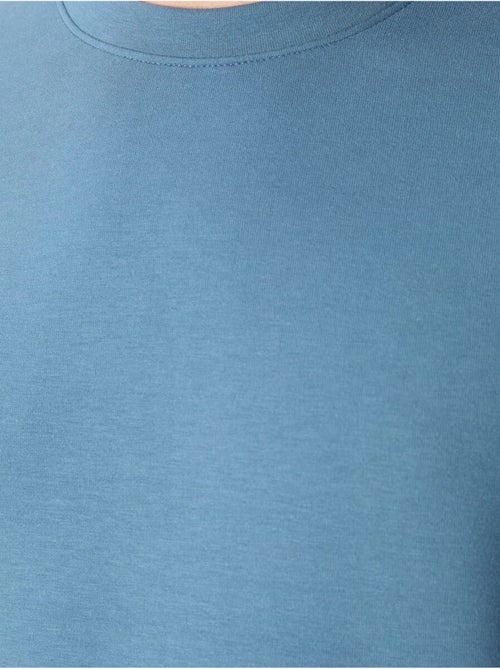 Effen heren sweatshirt met ronde hals tommy - Kiabi