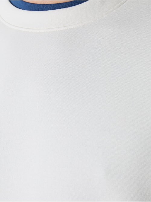 Effen heren sweatshirt met ronde hals tommy - Kiabi
