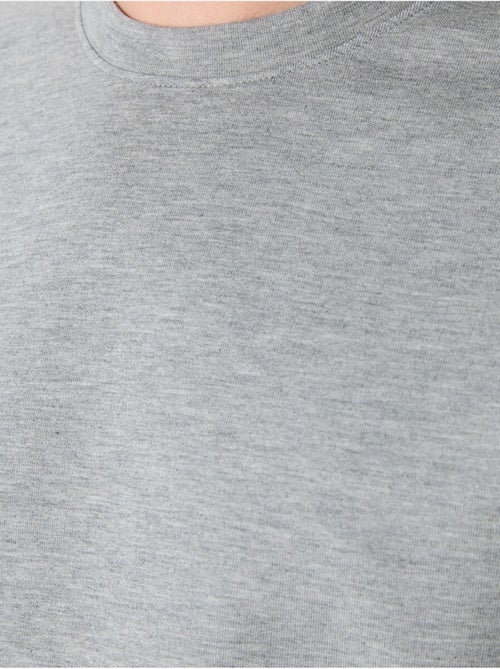 Effen heren sweatshirt met ronde hals tommy - Kiabi