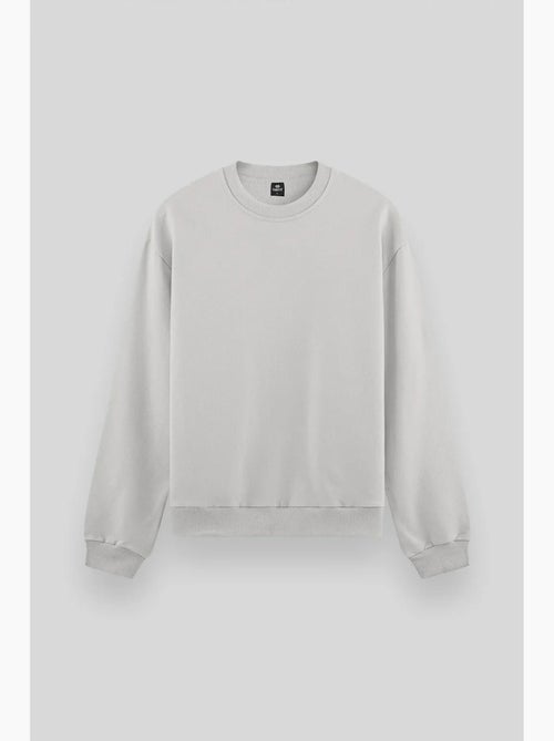 Effen heren sweatshirt met ronde hals tommy - Kiabi