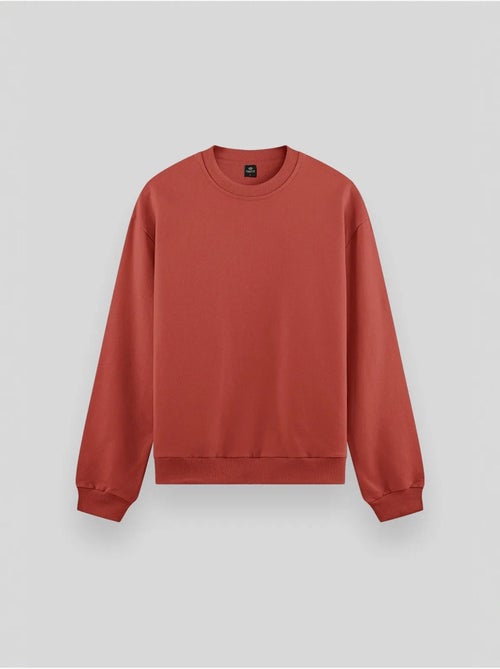 Effen heren sweatshirt met ronde hals tommy - Kiabi