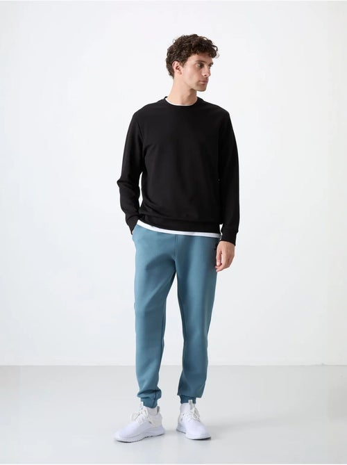 Effen heren sweatshirt met ronde hals tommy - Kiabi
