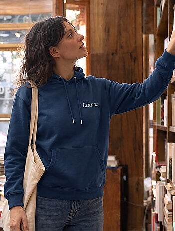 Effen hoodie met kangoeroezak