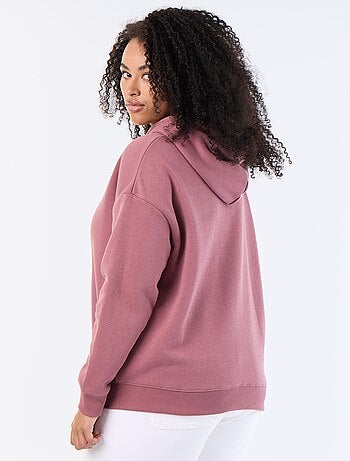 Effen hoodie met kangoeroezak