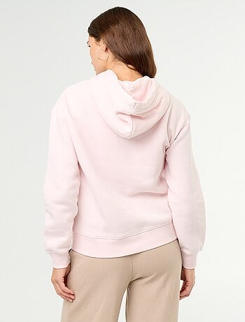 Effen hoodie met kangoeroezak
