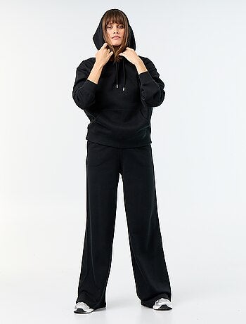 Effen hoodie met kangoeroezak