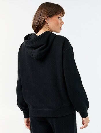Effen hoodie met kangoeroezak