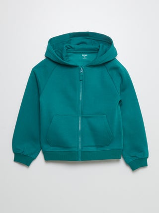 Effen hoodie met rits - So Easy