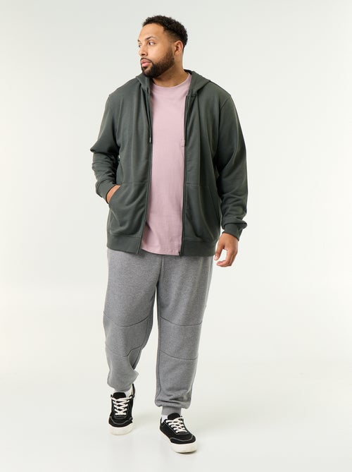 Effen hoodie met rits - Kiabi Effen hoodie met rits - Kiabi