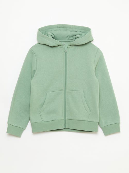 Effen hoodie met rits - Kiabi Effen hoodie met rits - Kiabi