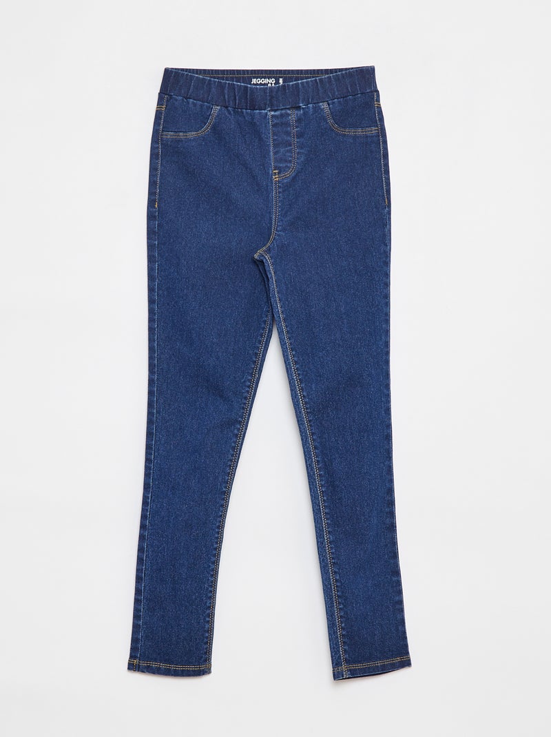 Effen jegging Blauw - Kiabi