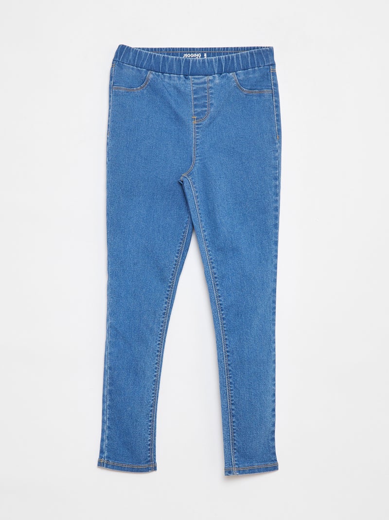 Effen jegging Blauw - Kiabi
