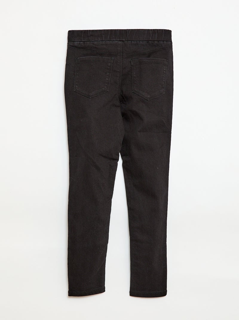Effen jegging Zwart - Kiabi