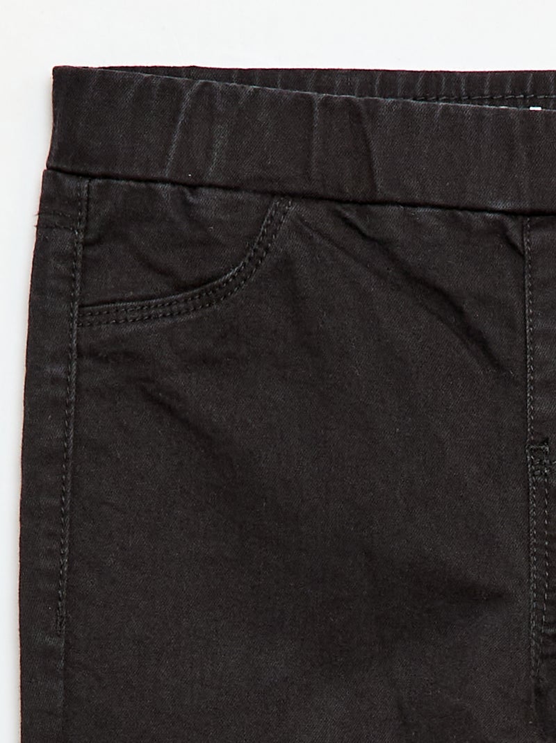 Effen jegging Zwart - Kiabi