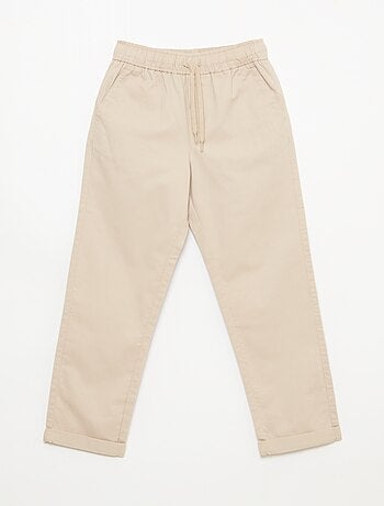 Effen jogger met boorden