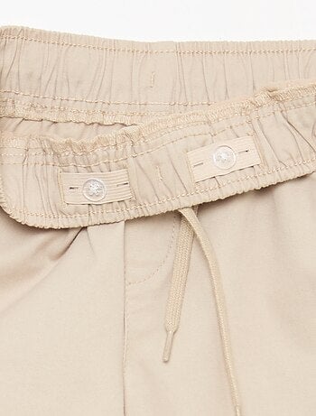 Effen jogger met boorden