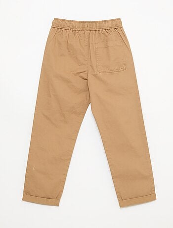 Effen jogger met boorden