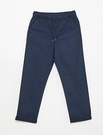 Effen jogger met boorden