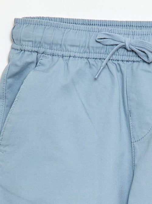 Effen jogger met boorden - Kiabi
