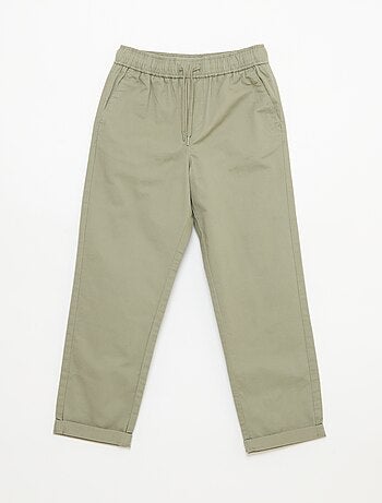 Effen jogger met boorden