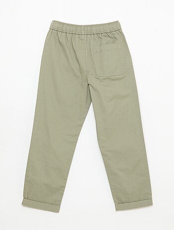 Effen jogger met boorden