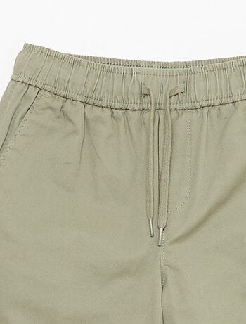 Effen jogger met boorden