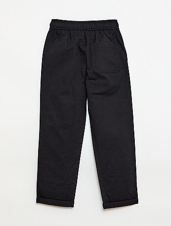 Effen jogger met boorden