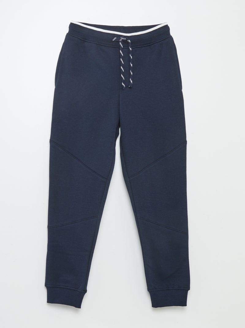 Effen joggingbroek - Comfortabel model BLAUW - Kiabi