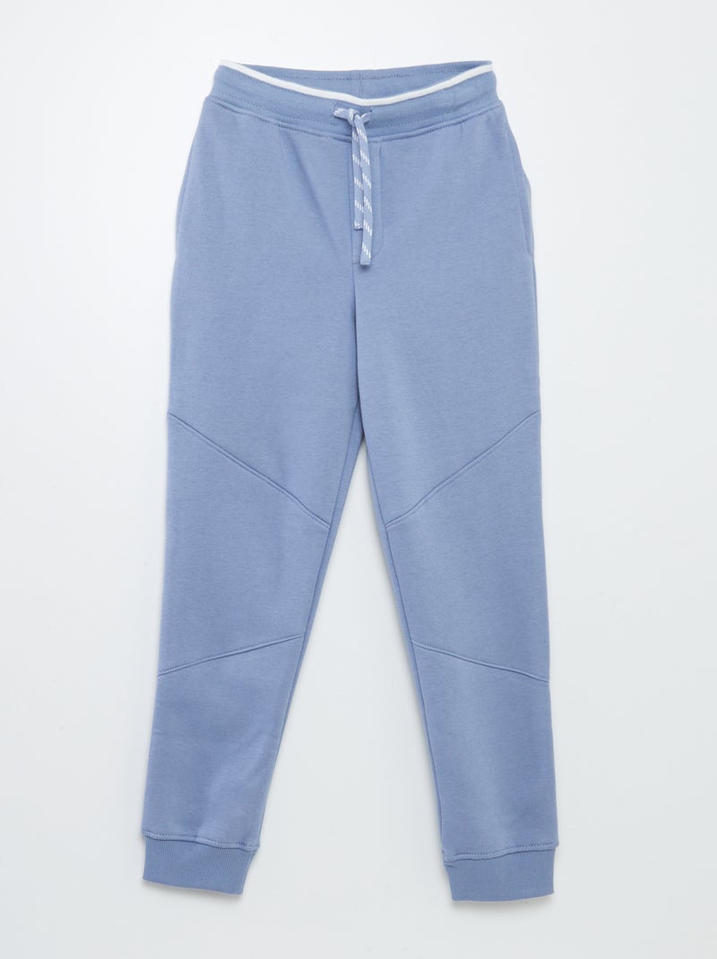 Effen joggingbroek - Comfortabel model BLAUW - Kiabi