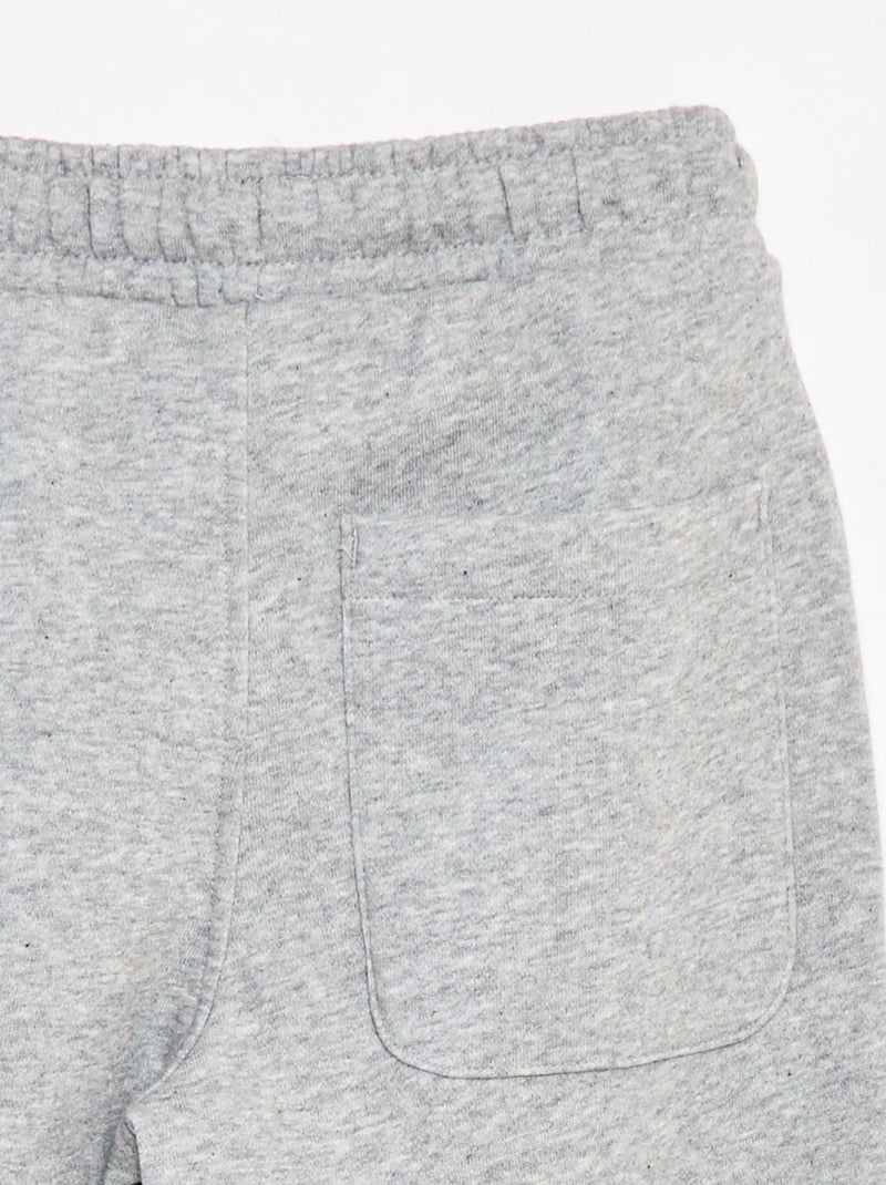 Effen joggingbroek - Nauwsluitend model Grijs - Kiabi