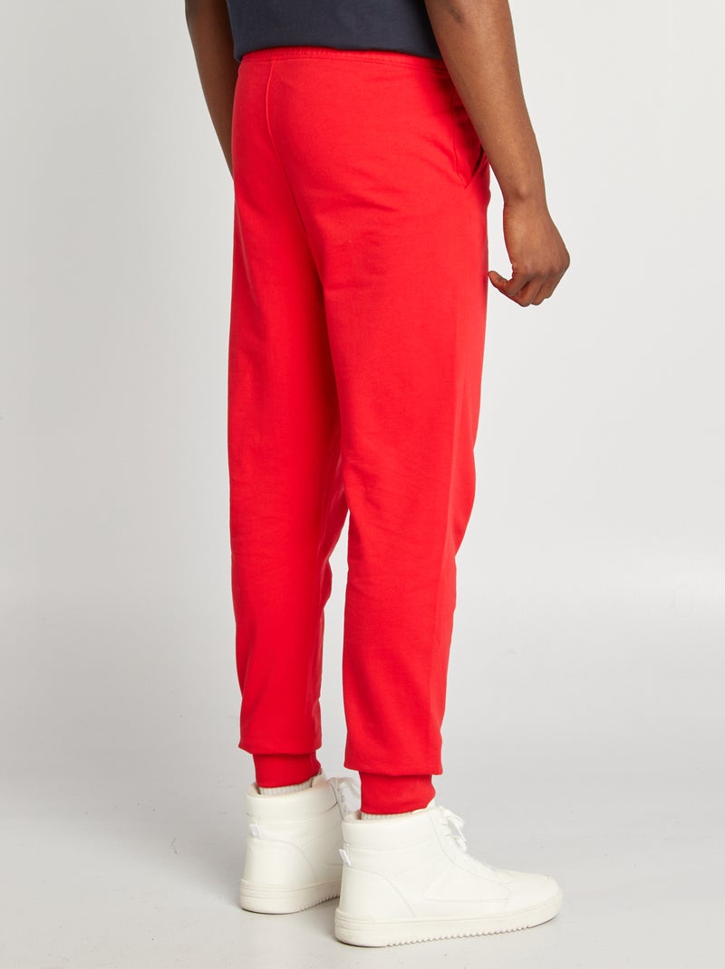 Effen joggingbroek - ROOD - Kiabi