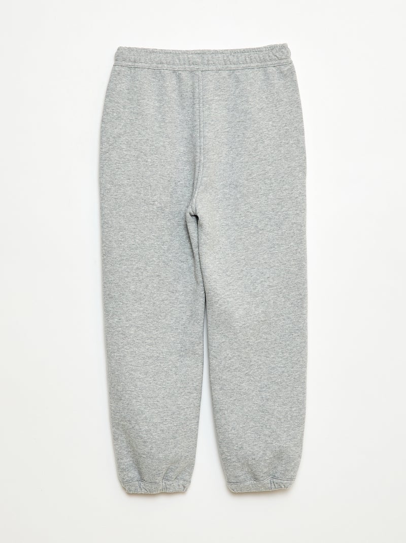 Effen joggingbroek met 2 zakken Grijs - Kiabi