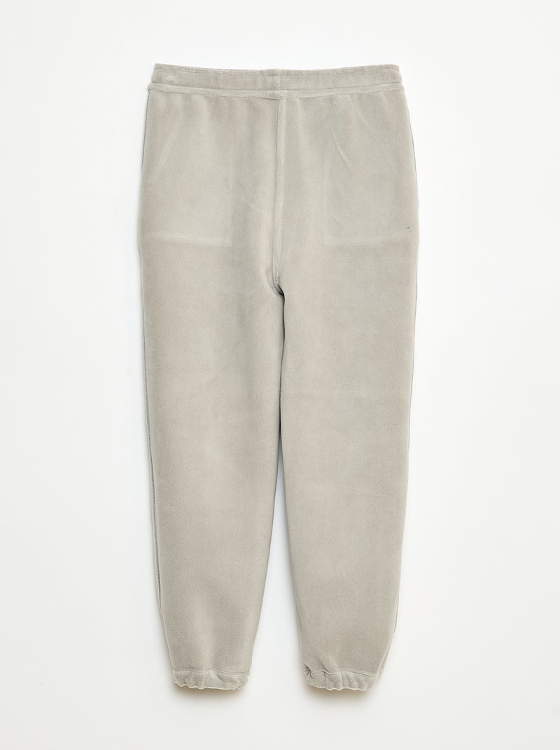 Effen joggingbroek met 2 zakken Grijs - Kiabi