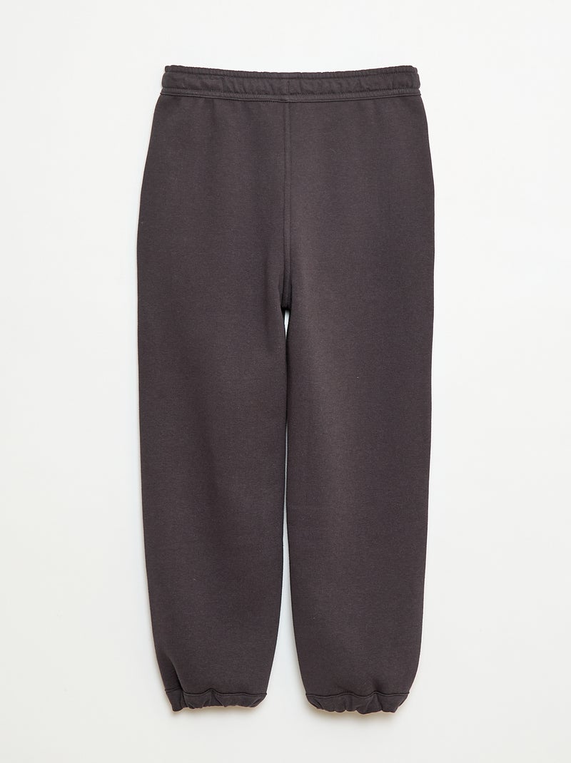 Effen joggingbroek met 2 zakken Zwart - Kiabi