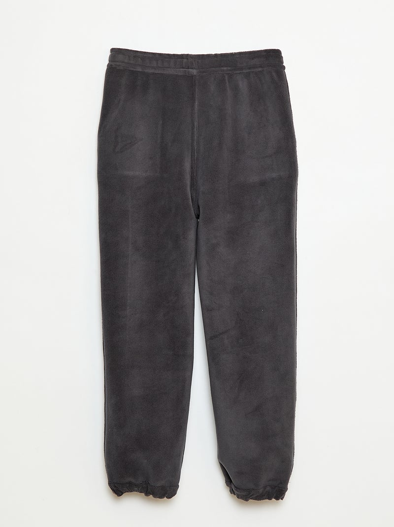 Effen joggingbroek met 2 zakken Zwart - Kiabi