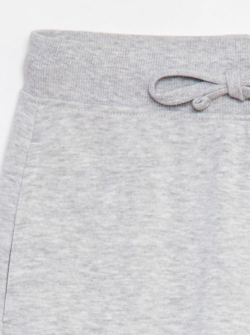 Effen joggingbroek met elastische taille - Kiabi