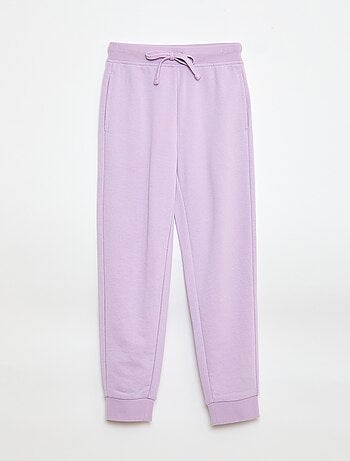 Effen joggingbroek met elastische taille