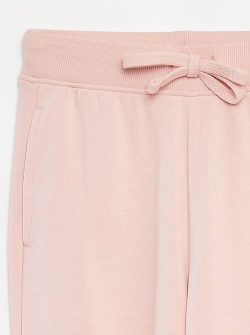 Effen joggingbroek met elastische taille - Kiabi