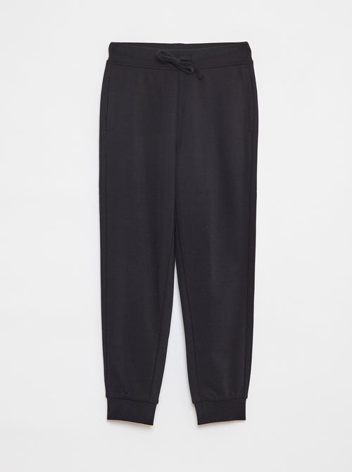 Effen joggingbroek met elastische taille - Kiabi