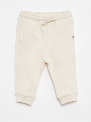 Effen joggingbroek met elastische tailleband
