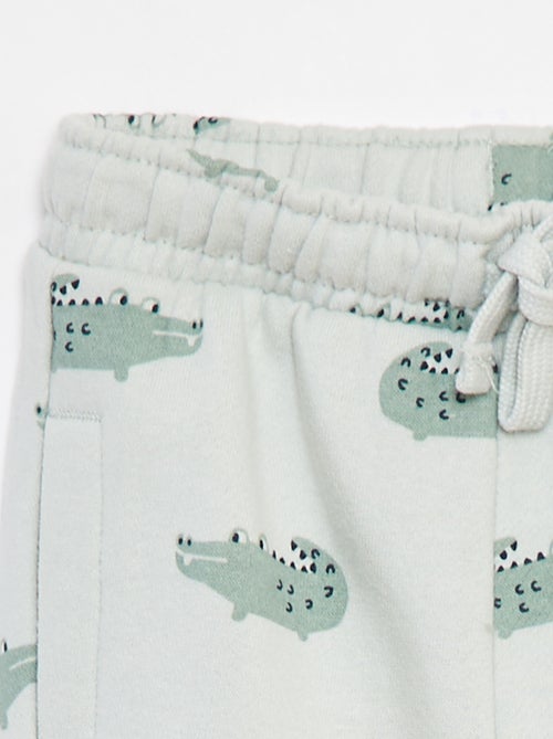 Effen joggingbroek met elastische tailleband - Kiabi