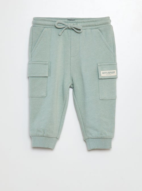 Effen joggingbroek met klepzakken - Kiabi