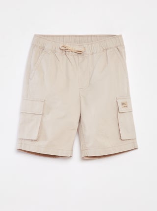 Effen joggingbroek met zakken met klepje