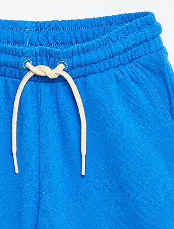 Effen katoenen bermuda