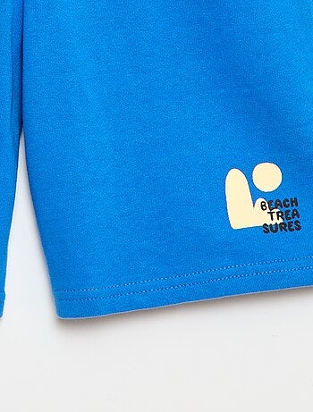 Effen katoenen bermuda