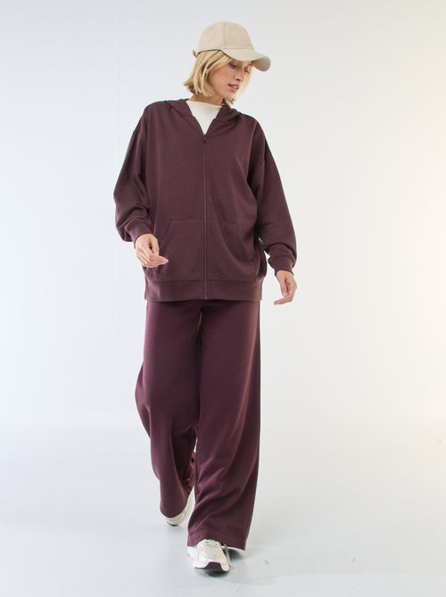 Effen katoenen joggingbroek - Kiabi